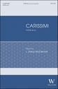 Carissimi SATB choral sheet music cover